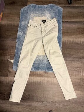 Banana Republic Off-White Sculpt Skinny Jeans
